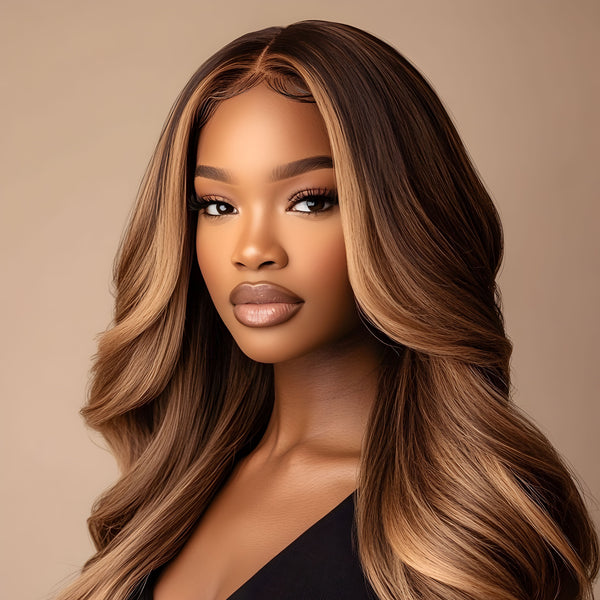 Remy Water Wave HD Lace Frontal Wig (African/American)